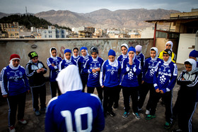 توصیه‌های نهایی ایراندوست قبل از مسابقه‌ مقابل ایلام بعد از تمرینی سبک بر پشت بام.